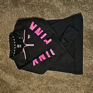 women's Pink by Victoria Secrets quarter zip